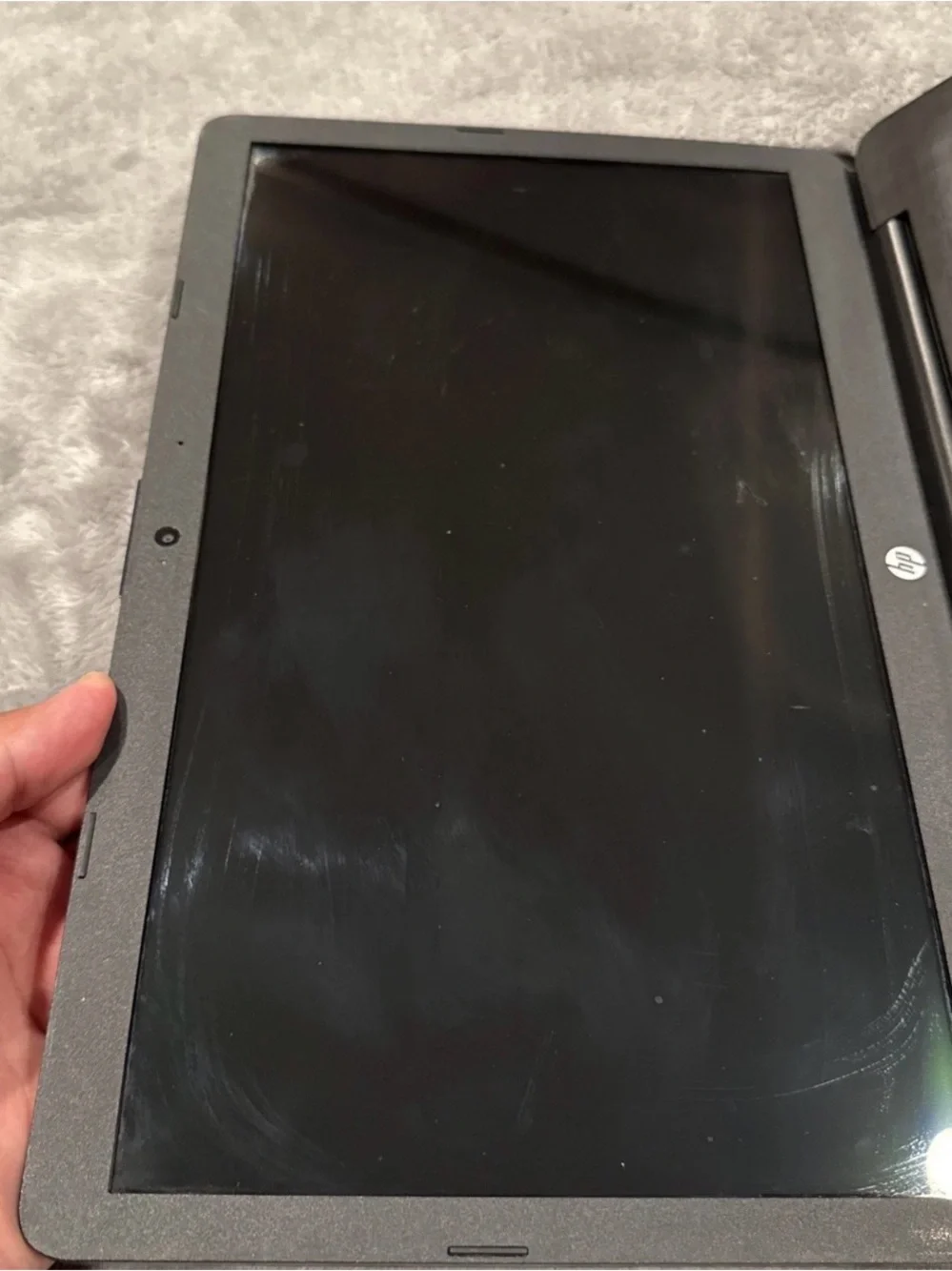 HP Black Laptop with Charger Included
